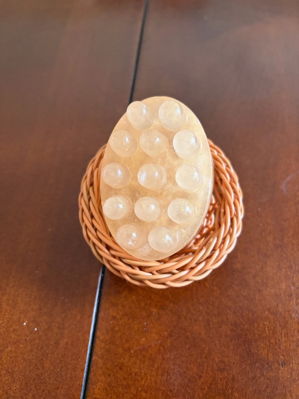 Aromatic Exfoliating Massage loofah Soap Bar- Cream